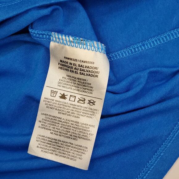 Nike Women's Dri-Fit V-Neck Size XL Blue - Picture 7 of 7